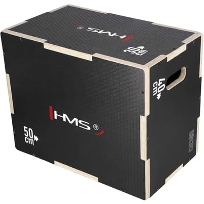 HMS Plyobox Hout - 50 x 40 x 30 cm - Zwart