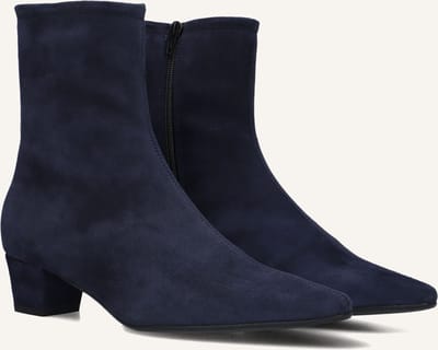 STEFANO LAURAN 010-292 Enkellaarsjes - Enkelboots met rits - Dames - Blauw - Maat 38