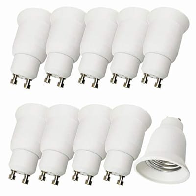 10 Stuks GU10 naar E27 Lampadapter voor LED Lampen