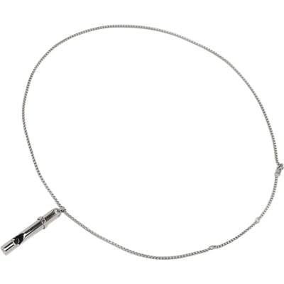 Ademhalingsketting Stressverminderend Fluitvorm Staal Meditatie Angstketting Zilver zilver