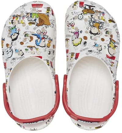 Crocs Peanuts Classic Clog Wit/Multi Maat 32/33 US J1