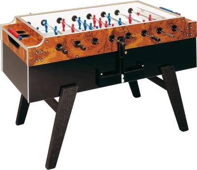Garlando Voetbaltafel - Zwart - Hout - Kickertafel - Voetbaltafel