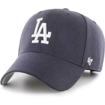 47 Brand Los Angeles Dodgers Cap B-MVP12WBV-NYD, Unisex, Marineblauw, Pet, maat: One size