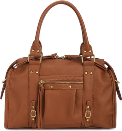Phill W - Handtas - shopper - met extra lange riem - soft - camel