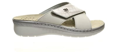 Dames Slippers Ivory Kruis Velcro maat 36