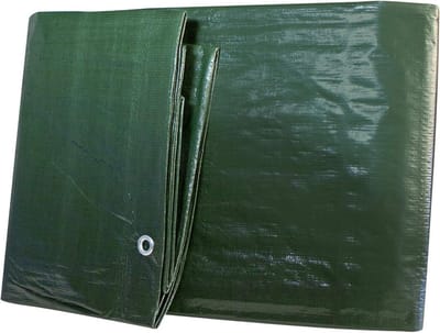 Robuust Groen Beschermzeil 100 g/m² - UV Gestabiliseerd Voor Tuin en Transport