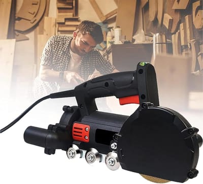 Elektrische Voegreiniger - Voegverwijderaar Kit - Naden Schoonmaken - Ingebouwde Stofopvang - 1.2 mm Zaagblad - Grijs