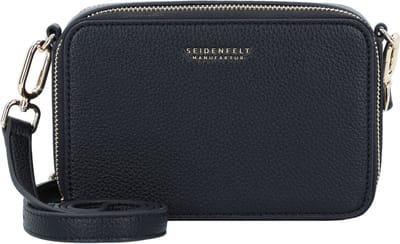 SEIDENFELT MANUFAKTUR Schoudertas Falun Svedala Crossbody Bag Black / Gold Zwart