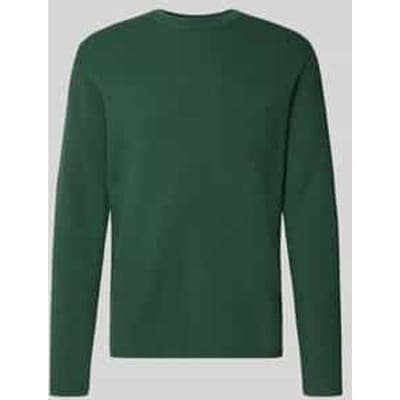 slim fit gebreide trui van katoenmix