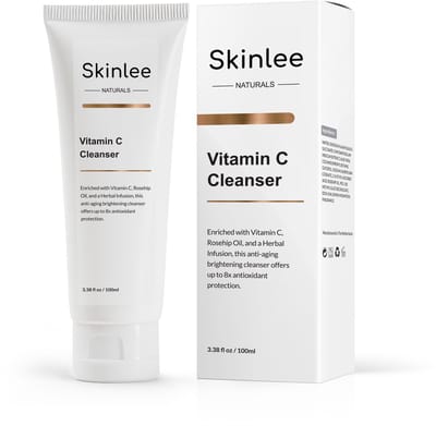 Skinlee Gezichtsreiniger met Vitamine C - Voor Man en Vrouw - 100 ML - Face Cleanser - Gezichtsmasker - Cleansing - Anti Aging - Gezicht Wassen - Anti Acne, Puistjes en Mee-eters