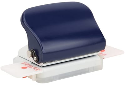 Cosensi- Papierperforator 26-gaats - Handmatige Perforator - Gaatjesmaker Papier - Beweegbare Positioneringskolommen - Afvalbak - Innovatief Ontwerp