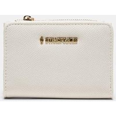 Stradivarius SAFIANO PORTEMONNEE VOOR PASJES  Wit OS
