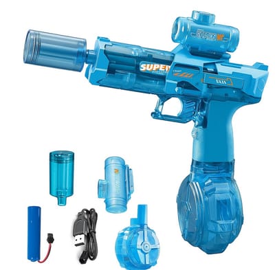 Astravon Elektrisch Waterpistool - Automatisch Waterpistool - 8 meter bereik - Zomer Speelgoed - Watergevecht - Super Soaker - Oplaadbaar Waterpistool - Kinderplezier - Waterpret - Strand Speelgoed - Tuinspeelgoed - Elektrisch Speelgoed - Waterbattle