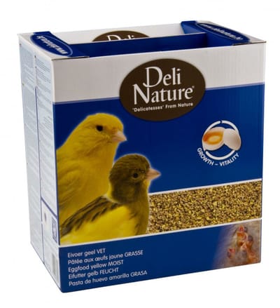 Deli Nature Eivoer Vet Geel - 4 x 1 kg - Voordeelverpakking