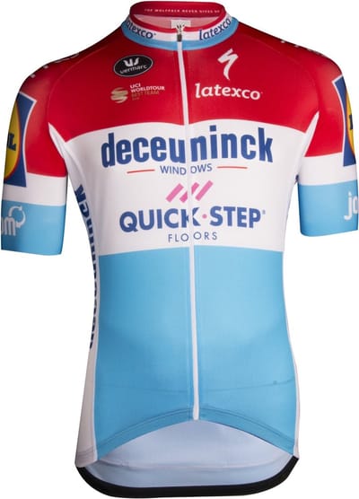 DECEUNINCK QUICK-STEP 19 VERMARC LUXEMBURG KORTE MOUWEN SPL AERO Maat XXXL