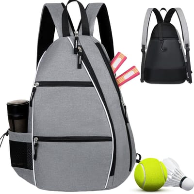 Dailygoods- Tennisrugzak Uniseks - Grote Picklebaltas - Sporttas voor Rackets - Waterdicht Polyester - Lichtgewicht en Duurzaam - Geschikt voor Dames/Heren/Tieners