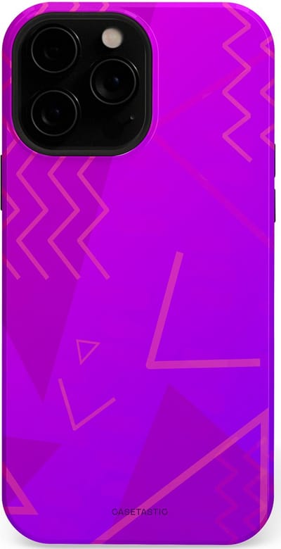 Casetastic Hoesje Geschikt voor Apple iPhone 13 Pro Magsafe - Stijlvolle Beschermende Duo-layer Case - Discowave