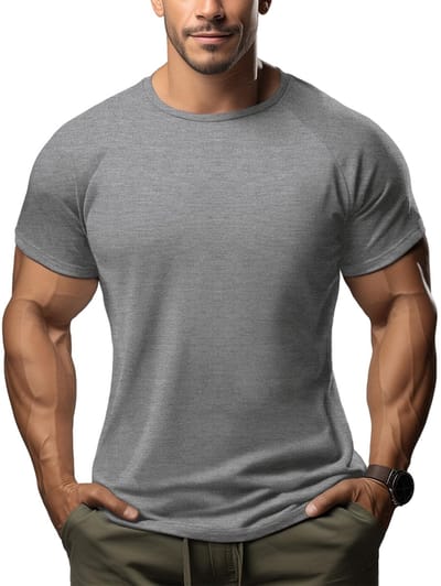Extra lang Korte mouw Funktionshirt Sportshirt Koeling Ademend Sneldrogend Geurremmend Anti Zweet Onderhemd UV Ronde hals - Gym Fitness Training Outdoor