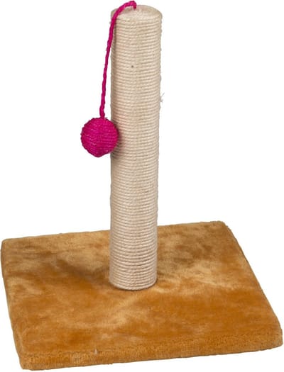 Pet Toys - Krabpaal - Met Balletje - Hout - 30 x 35 cm