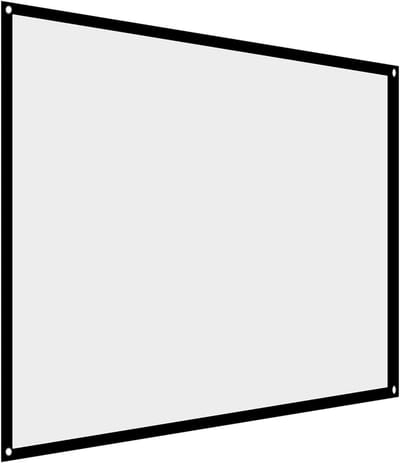 Draagbaar Opvouwbaar Projectiescherm 60 inch voor Thuisbioscoop