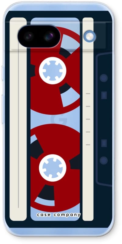 Case Company® - Hoesje geschikt voor Google Pixel 8a hoesje - Here's your tape - Soft Cover Telefoonhoesje - Bescherming aan alle Kanten en Schermrand