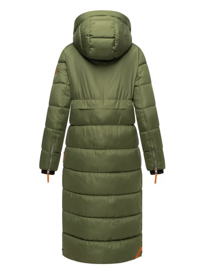 Navahoo dames gewatteerde wintermantel Kristallblume – Warm & Trendy