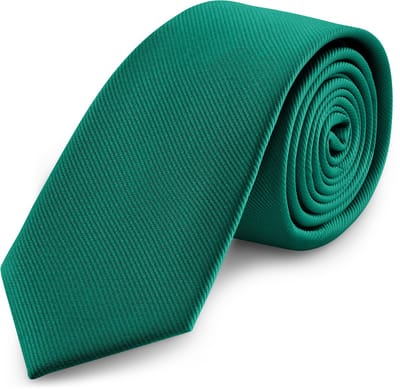 Smaragdgroene Grosgrain Stropdas van 8 cm