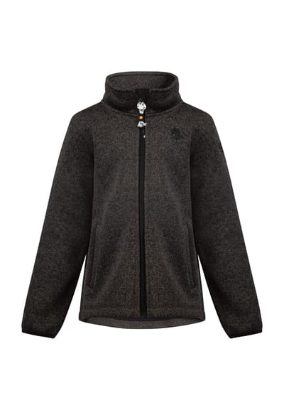 Schmuddelwedda Gebreide fleece jas jonge grijs melange