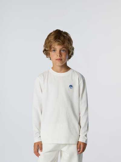 North Sails T-shirt Lange mouwen met logopatch