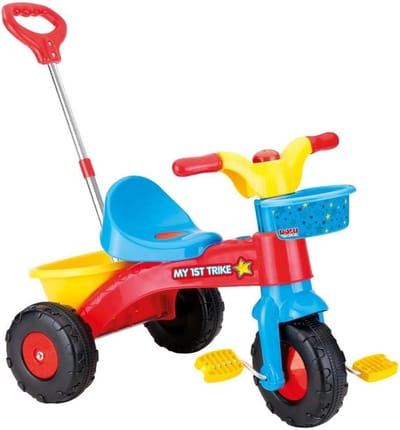 Driewieler met Telescoopsteel voor Ouders en Kind