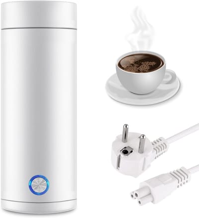 Mini Draagbare Waterkoker 400ml - Compacte Reis Kettle 300W