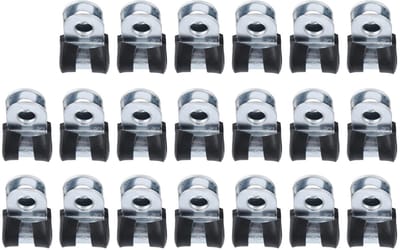Dailygoods- Slangklem 20 Stuks - RVS Corrosiebestendig - Herbruikbaar - Kabelklemmen - Pijpklem - Hoogwaardig 304 Roestvrij Staal - Klemmen