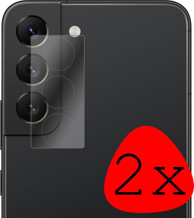 Camera Lens Protector - 2 Stuks Geschikt voor Samsung Galaxy S22 Plus - Camera Screenprotector Beschermglas - Gehard Glas - Tempered Glass - Screen Protector
