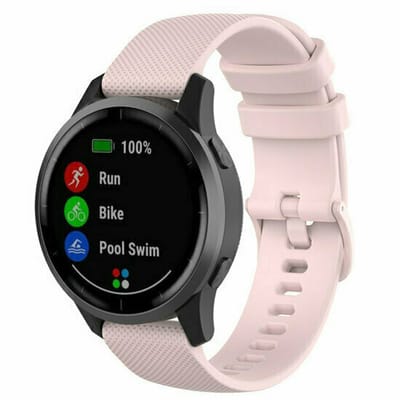 By Qubix - Sportband met motief - Lichtroze - Geschikt voor Xiaomi Redmi Watch 5 Active / Redmi Watch 5 Lite