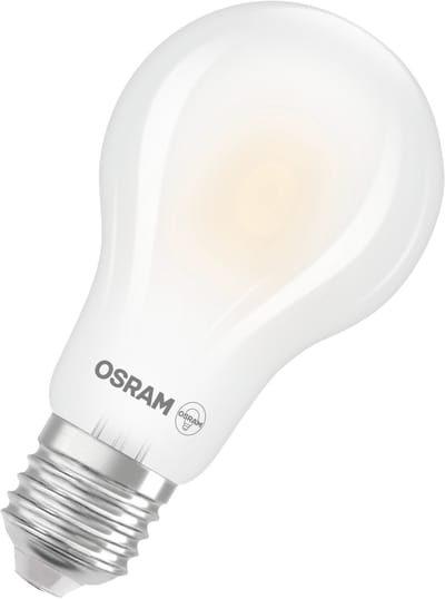 OSRAM LED STAR CLASSIC A 200 Filament in A-vorm, LED-lamp, loodvrij glas, mat, 24 W, (ex 200 W), 3452 lm, koel wit, 6500 K, 15000 u, CRI 80