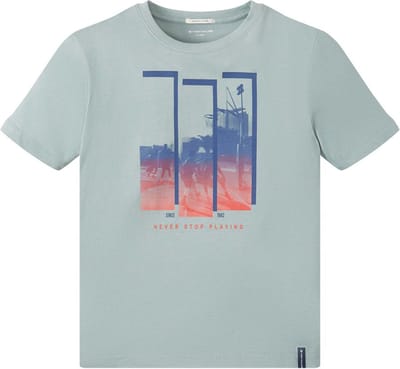 Tom Tailor 1030294 T-shirt Met Korte Mouwen Groen 140 cm Kinderen