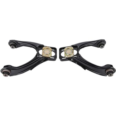 Paire de Bras de Suspension Supérieurs Avant Réglables Racing Kit Carrossage Noir pour Honda Civic EK 1996 2000 noir