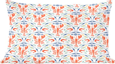 Sierkussens - Kussentjes Woonkamer - 60x40 cm - Sfeer - Oranje - Blauw - Groen