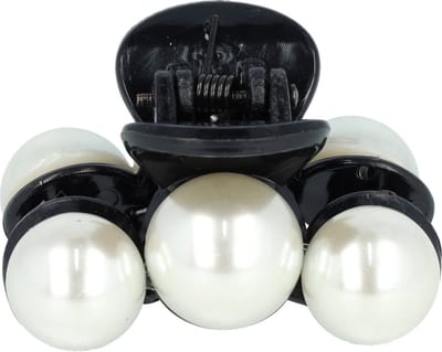 Haarsoires Haarspeld Haarklem 5cm – Parels – Wit Zwart