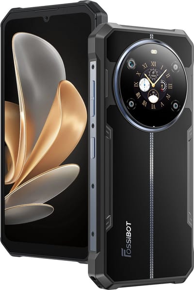FOSSiBOT F109 Robuuste Smartphone - Dual SIM - 8 GB RAM - 256 GB ROM - 10600mAh - 6,745 inch HD+ IPS Scherm - IP68 Waterdicht Telefoon -Android 14- GPS,NFC,Face ID,OTG -donkerblauw