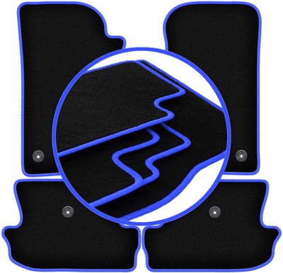 CARLUX-BLUE automatten voor: Jeep Wrangler JL 2-deurs (2017-)