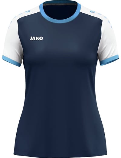 Jako Dynamic Shirt Korte Mouw Dames - Marine / Wit / Hemelsblauw | Maat: S