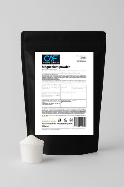 Magnesium Citraat Poeder 500g (0.5kg) - Puur zonder toevoegingen - Premium kwaliteit