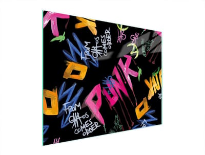 TMK ArtDeko - Snijplank Glas - 52x40 cm - Muziek - Beschermplaat