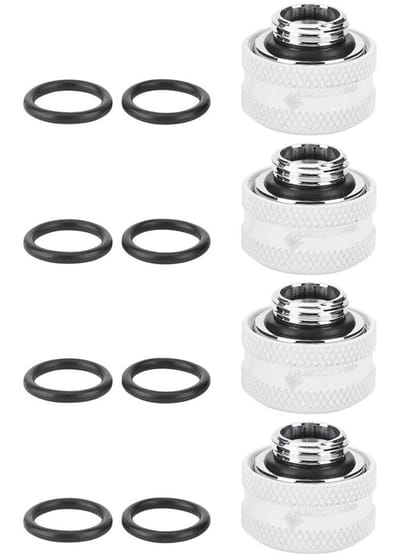 Waterkoeling Buizenfittingen, Hard Acryl, OD 14 mm, Geschikt voor PC Koelsystemen en Modding