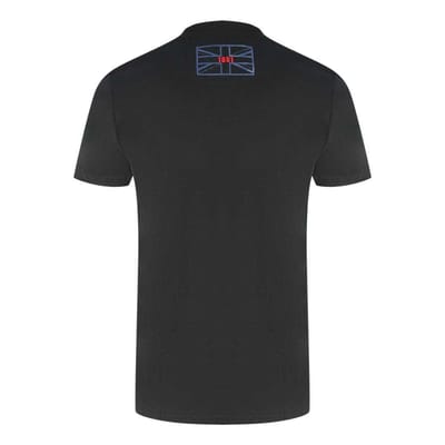 Aquascutum Unisex Adult Script Logo T-Shirt (Zwart)