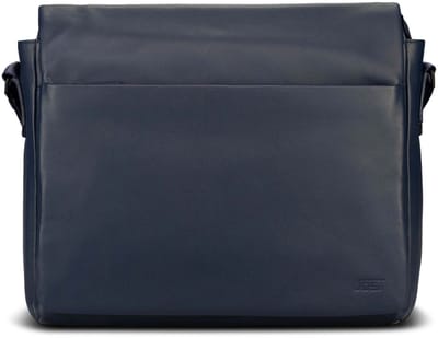 JOST business tas schoudertas met laptopvak Tromsoe Business Bag Blue donkerblauw