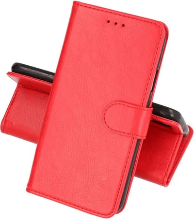 Zakelijke Book Case Telefoonhoesje - Portemonnee Hoesje - Geschikt voor de Google Pixel 7A - Rood