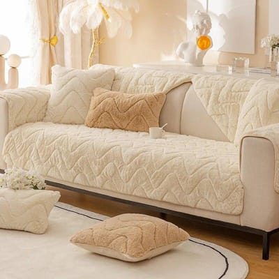 Moderne Eenvoudige Bankhoes Set Twill Bankhoes Elastische Bankhoes voor Woonkamer Huisdieren Hoek L-vormige Chaise Longue Bankhoes 70x70cm 1pcs