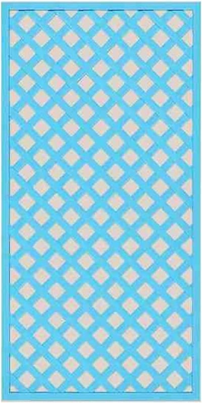 Houten Tuinscherm - Privacy Divider - Buitenruimte Inrichten - Stevige Tong-Groef - 100x150cm - Blauw
